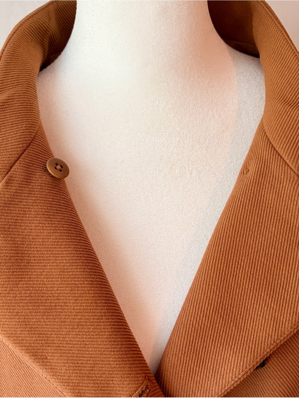 NWT Talbots Twill Knit Band Jacket Caramel Tan Color 16W - Picture 6 of 14